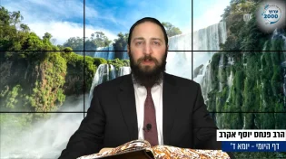 דף יומי: הדף היומי היום לצפיה - יומא ד’ | הרב פנחס יוסף אקרב