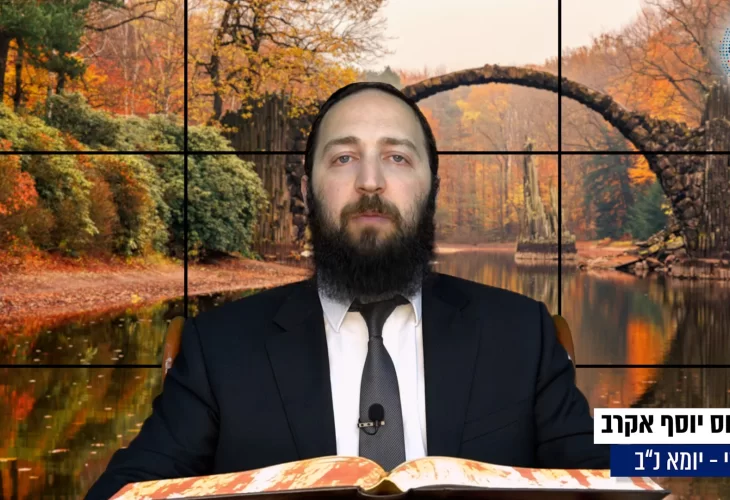 דף יומי: הדף היומי היום לצפיה - יומא נ"ב |הרב פנחס יוסף אקרב
