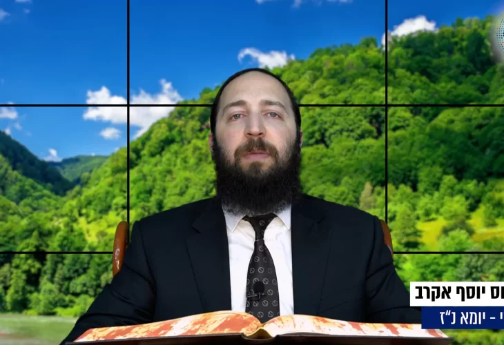 דף יומי: הדף היומי היום לצפיה - יומא נ"ז |הרב פנחס יוסף אקרב