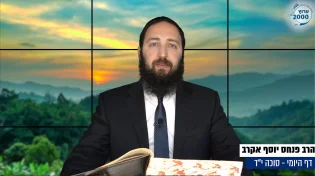 דף יומי: הדף היומי היום לצפיה - סוכה י"ד |הרב פנחס יוסף אקרב