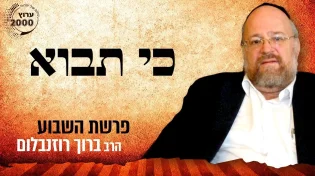 הרב ברוך רוזנבלום - בסודות מפרשת כי תבוא תשפ"א
