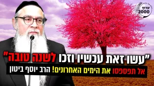 עשו זאת עכשיו וזכו לשנה טובה אל תפספסו את הימים האחרונים!  