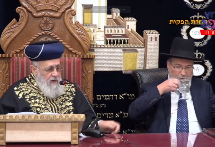 הראשל"צ הרב יצחק יוסף בשיעורו השבועי: התקופה של אחרי החגים