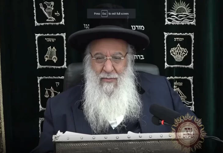 הרב בניהו שמואלי - פרשת ויגש התש"פ   1