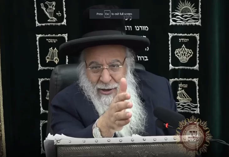  הרב בניהו שמואלי - נפרשת ויצא התש"פ  