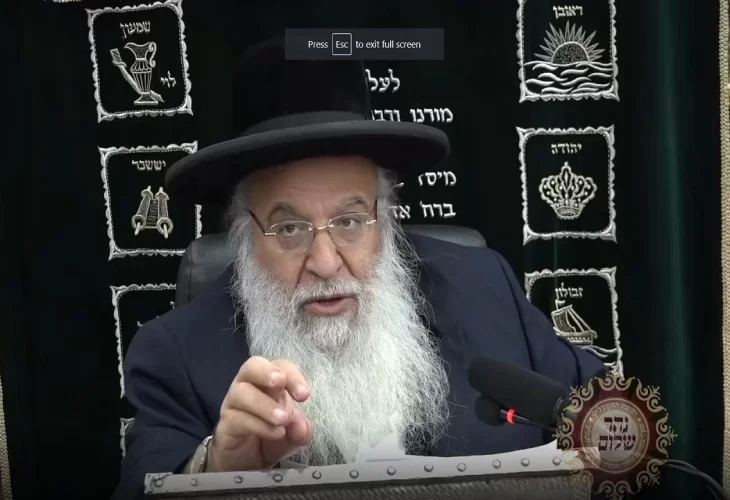הרב בניהו שמואלי - חול המועד פסח