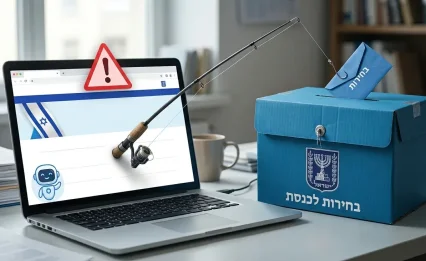 יותר מ־1,200 אתרי בחירות חדשים: אחד מכל 47 חשוד כזדוני