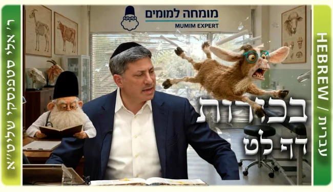 שיעור הדף היומי: בכורות דף לט - ר' אלי סטפנסקי