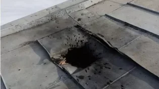 רקטה רוסית פגעה בבניין ישיבת חב"ד בחרקוב - בנס ללא נפגעים