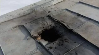 רקטה רוסית פגעה בבניין ישיבת חב"ד בחרקוב - בנס ללא נפגעים