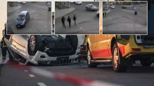 רק ה' שומר: המכונית סטתה מהצומת ועפה לכיוון 3 בחורים
