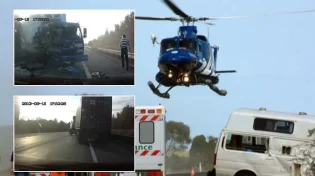 תיעוד נס מטורף: עף מהמשאית ונעמד על רגליו