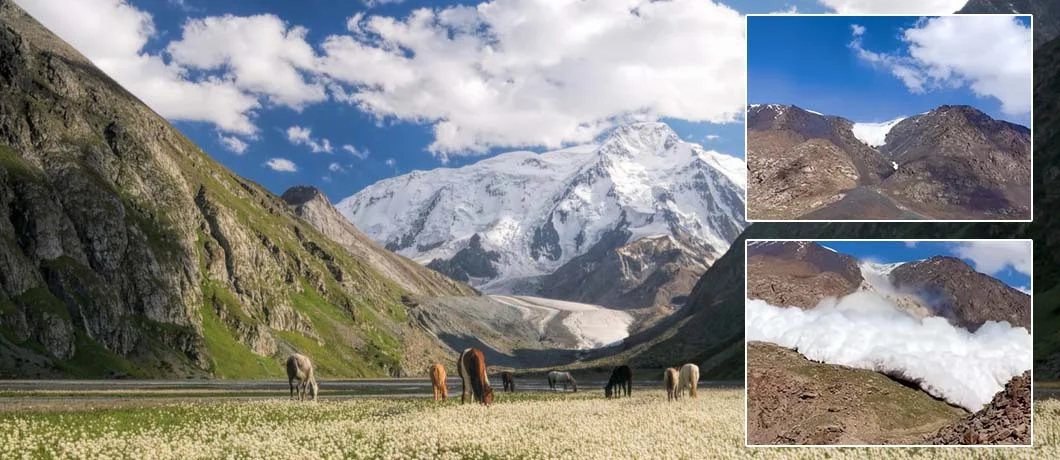 לא צריך לצלם הכל: החליט לתעד מפולת שלג וזה מה שקרה