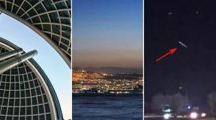 תעלומה: שרשרת אורות מוזרה נצפתה בשמיי צפון הארץ