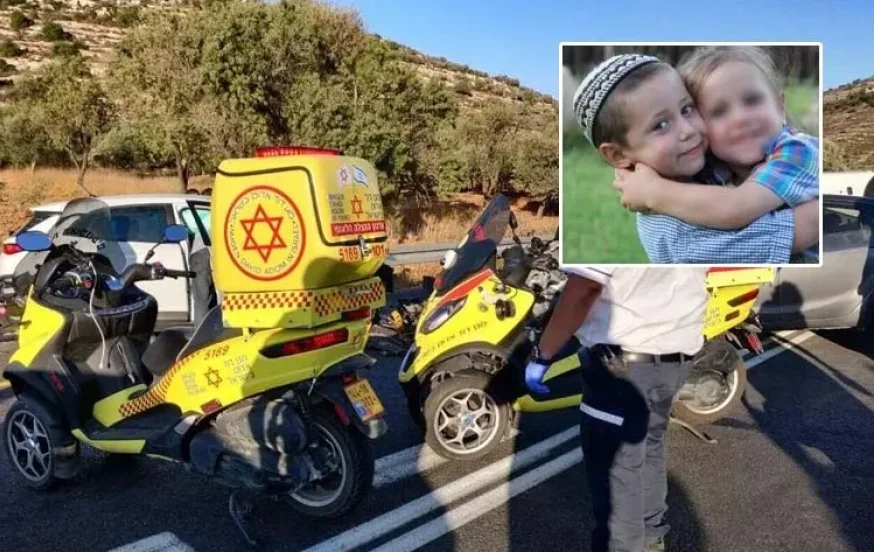 קורע לב: מתן צינמן בן ה-6 נהרג בתאונה מכוונת של רכב פלסטיני קורע לב: מתן צינמן בן ה-6 נהרג בתאונה מכוונת של רכב פלסטיני
