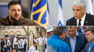חשש בקרב חסידי ברסלב לקראת שיחה גורלית בין לפיד לזלנסקי
