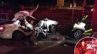הקטל בכבישים: שני פצועים והרוג בתאונה מחרידה בשומרון