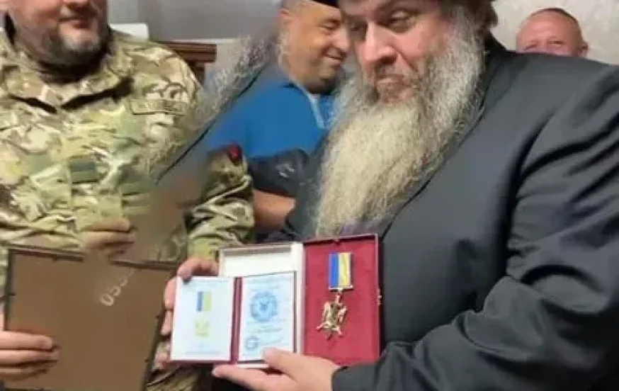 קידוש ה' גדול: הרב הראשי זכה לאות כבוד ממשלת אוקראינה