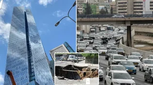 לא בגלל הבולען: מדוע כל המכוניות נעצרו? "תסתכל למעלה"