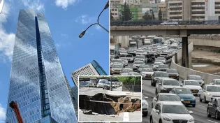 לא בגלל הבולען: מדוע כל המכוניות נעצרו? "תסתכל למעלה"