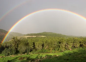 מה מברכים על קשת בענן? ברכה על קשת בענן