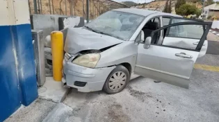 ניסיון פיגוע במעבר ריחן: פלסטיני ניסה לדרוס מאבטחים בשבת