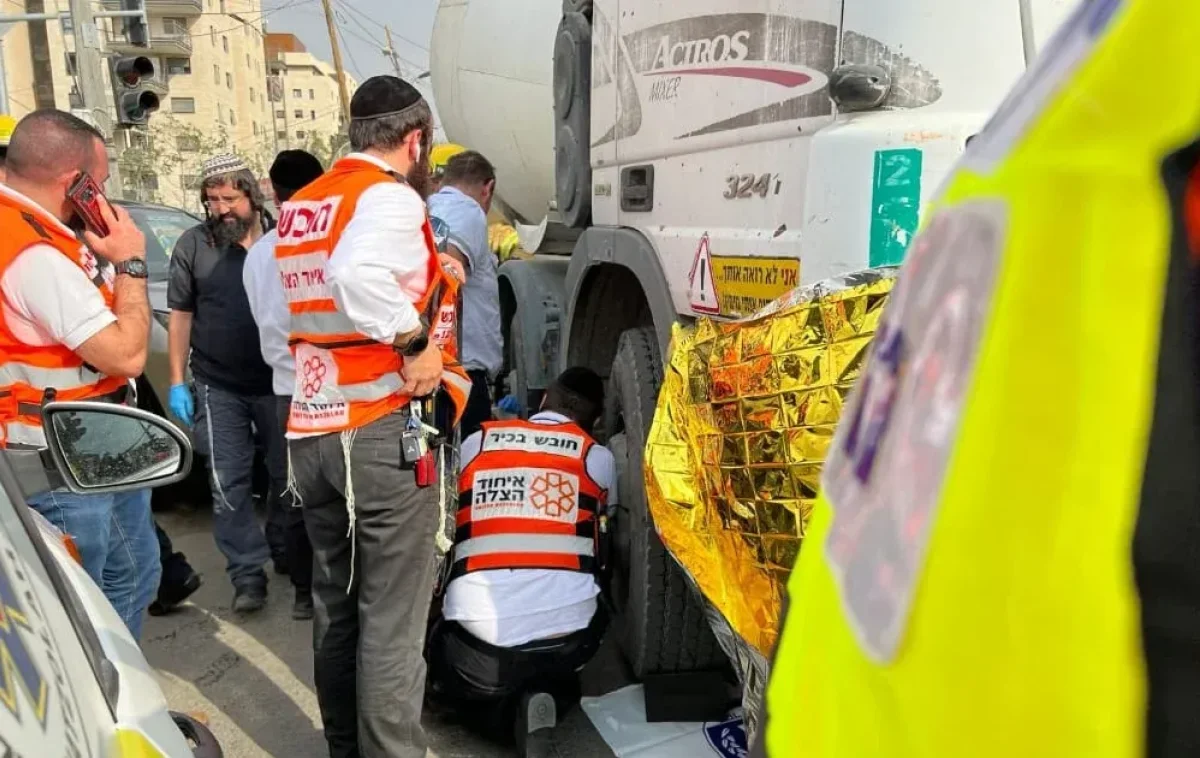 טרגדיה בירושלים: ילד חרדי נמחץ למוות תחת משאית