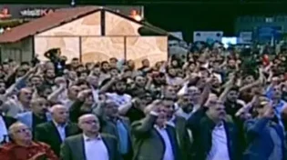 תיעוד מטריד מלבנון: אלפים בכינוס תמיכה בנסראללה