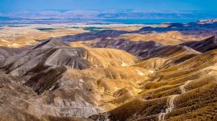 מדהים ביותר: מפל שנוצר מהגשם במדבר יהודה