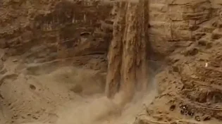 מדהים: תיעוד השיטפונות במפלי נחל פרת