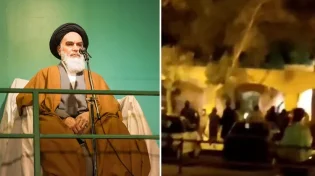 תיעוד דרמטי באיראן: ביתו של חומייני הוצת על ידי מפגינים