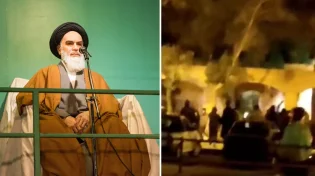 תיעוד דרמטי באיראן: ביתו של חומייני הוצת על ידי מפגינים