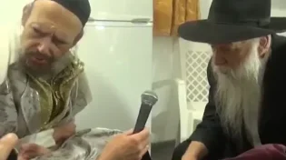 יום הילולת ה"בת עין": הרב דב קוק נפגש עם הרב גינזבורג