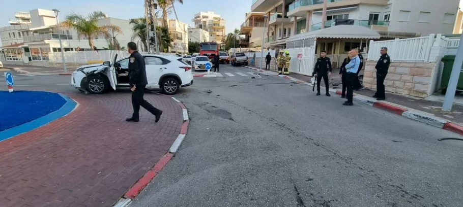 נהריה: ניסיון חיסול בעולם התחתון: גבר נפצע מפיצוץ מטען ברכבו