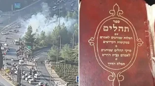 לא יאמן: הקליע מהפיגוע נעצר בספר התהילים - צפו בנס