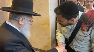 מרגש: הלוחמים הגיעו להתברך אצל הראשון לציון