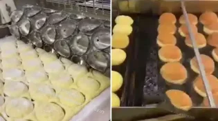 זהירות משמין: כך מכינים מאות סופגניות בדקה