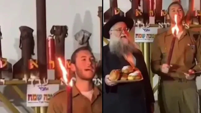 פיצוץ: חנוכיית הקטיושות הודלקה בשדרות