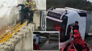 החורף כאן: חילוצים בעקבות הצפות בחדרה בשעה האחרונה
