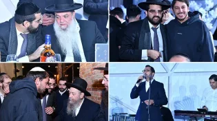 פאר והדר: אישי ציבור הגיעו למסיבת החנוכה של הרב סנדרוסי