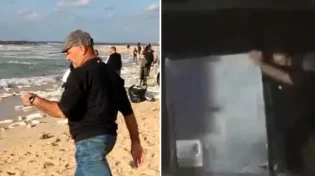 חוף אשקלון הוצף במוצרי תינוקות והגנבים חגגו - צפו:
