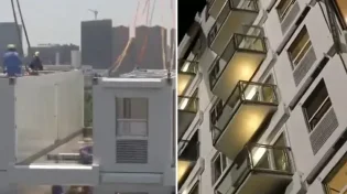כך בונים בניין של 10 קומות ביממה