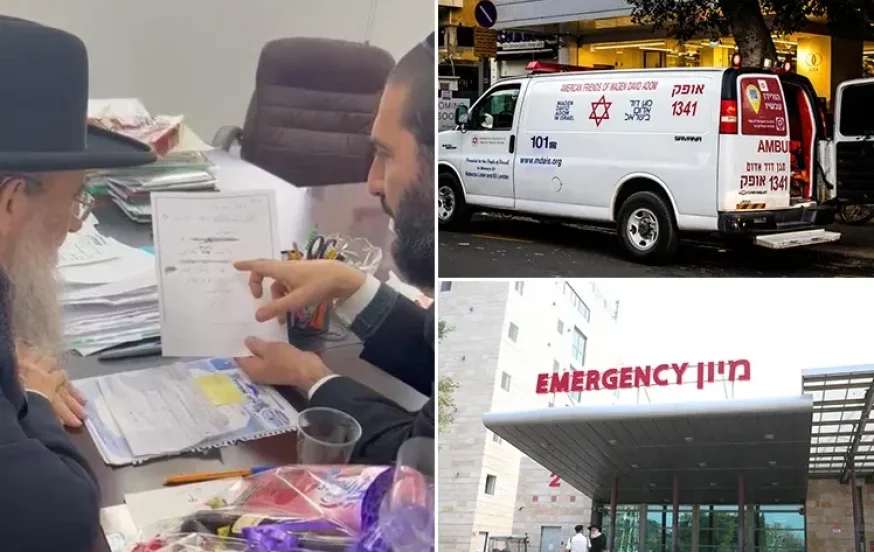 דרמה בבית החולים: "יש לבן שלך ממצא חריג (סרטן) בכליה הימנית" דרמה בבית החולים: "יש לבן שלך ממצא חריג (סרטן) בכליה הימנית"