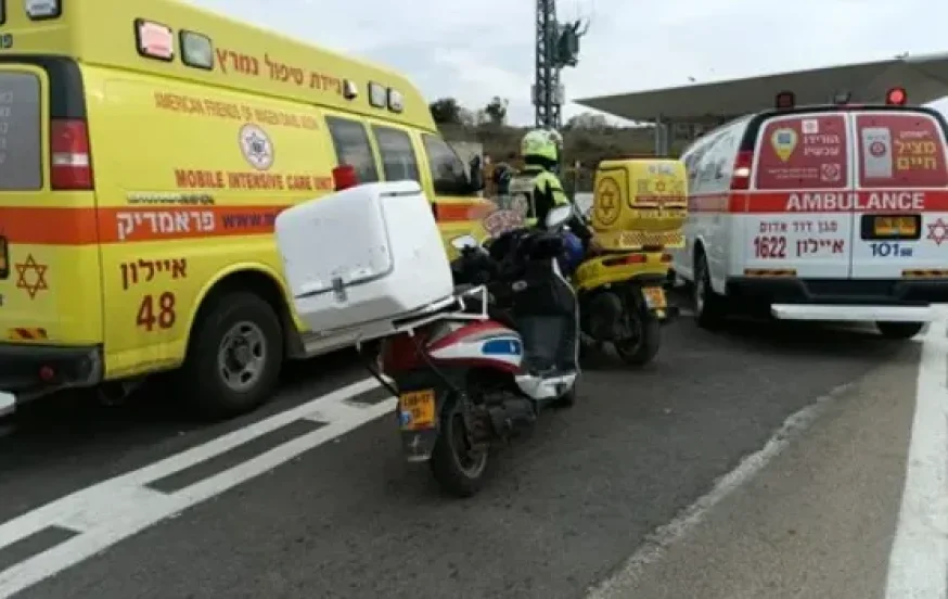 כוחות ההצלה במקום (צילום: תיעוד מבצעי מד"א) כוחות ההצלה במקום (צילום: תיעוד מבצעי מד"א)