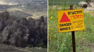 פיצוץ אדיר בשדה המוקשים בגולן