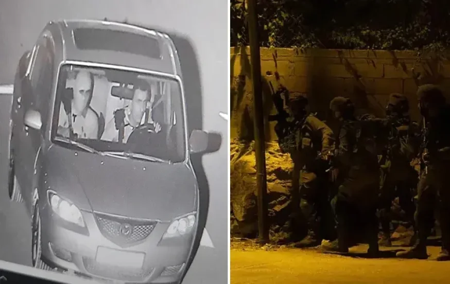 (שמאל) הרכב והמחבל בתוכו (צילום: דו"צ/השימוש בסרטון/בתמונה נעשה על פי סעיף 27א בכפוף לחוק זכות היוצרים. בעל זכות היוצרים זכאי לבקש את הסרת הסרטון מ- contact@tv2000.co.il) (שמאל) הרכב והמחבל בתוכו (צילום: דו"צ/השימוש בסרטון/בתמונה נעשה על פי סעיף 27א בכפוף לחוק זכות היוצרים. בעל זכות היוצרים זכאי לבקש את הסרת הסרטון מ- contact@tv2000.co.il)
