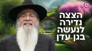 הצצה נדירה לנעשה בגן עדן | המקובל הרב יוסף ביטון