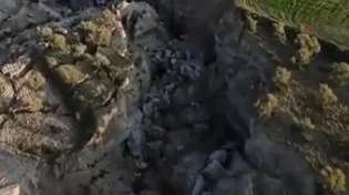 בלתי נתפס: כך נראה התהום העצום שנפער לאחר רעידת האדמה
