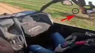 תיעוד ממרדף אחר אופנוע בשטח הפזורה הבדואית