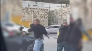 כוח מסתערבים הפתיע את המבוקש בתחנת הדלק - צפו